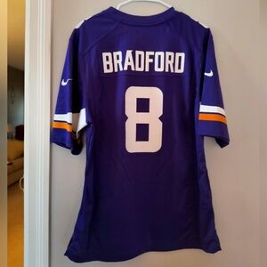 Nike Purple Jersey with White and Gold Accents women's M Vikings shirt